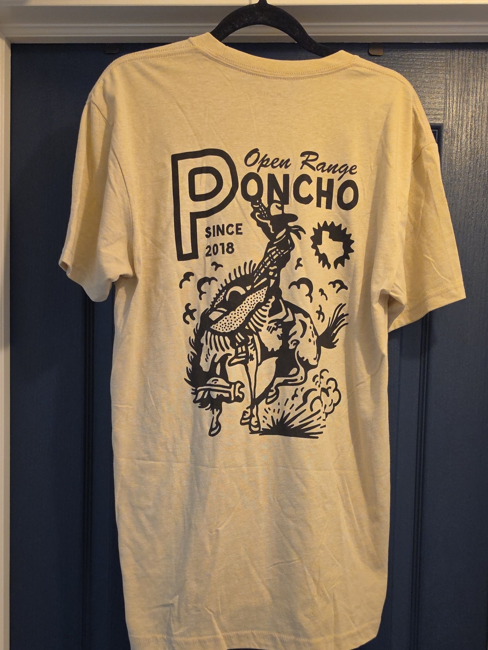 Poncho Open Range Graphic Tee - Cream